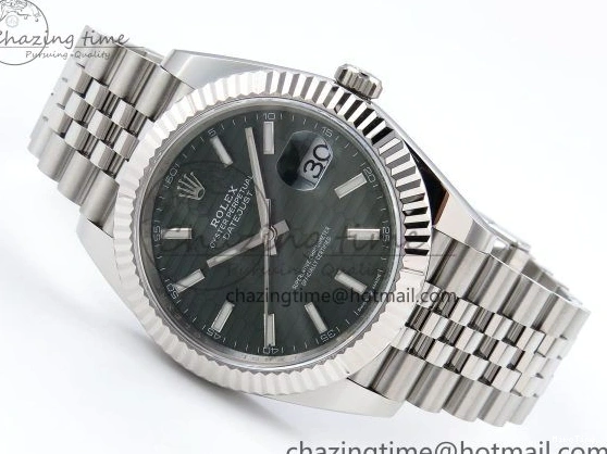 MiroTime 0518 Chic Datejust 41mm 126234 904L Steel HGF 1:1 Best Edition Green Textured Dial on SS Bracelet VR 1473